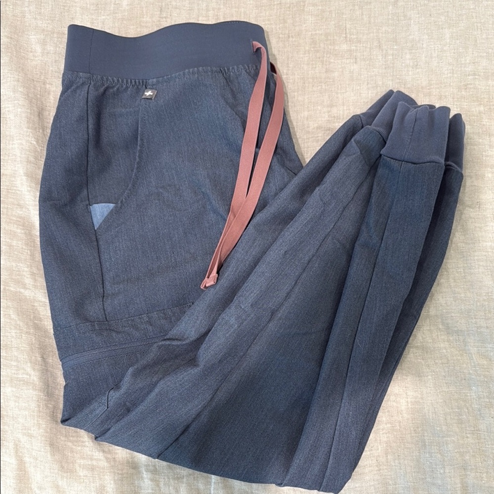 Figs Zamora Heather Denim Joggers
